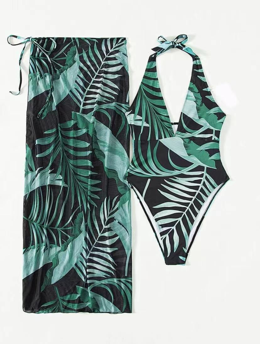 Floral Long Wrap Set