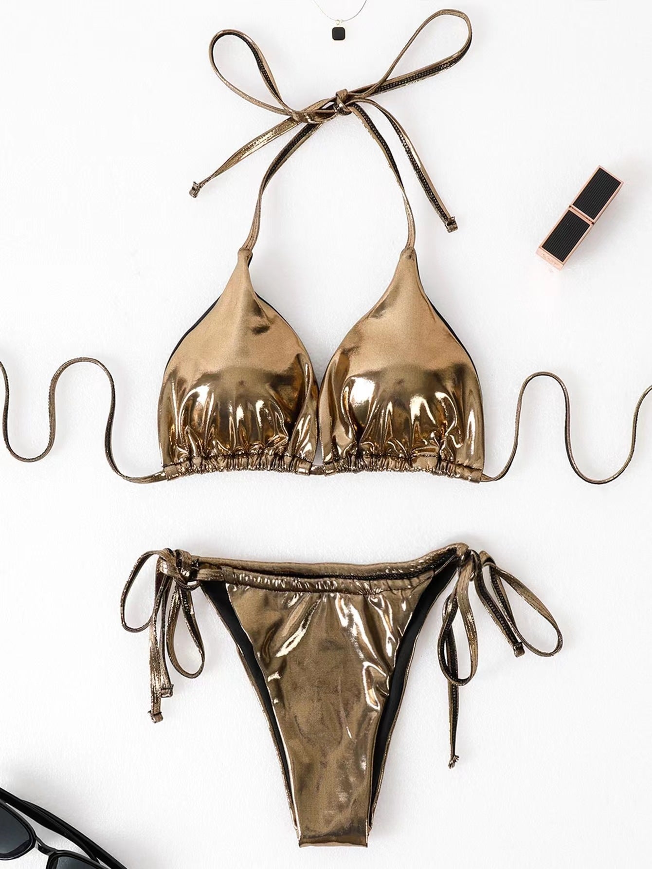 Gilded Glow Skirt Set