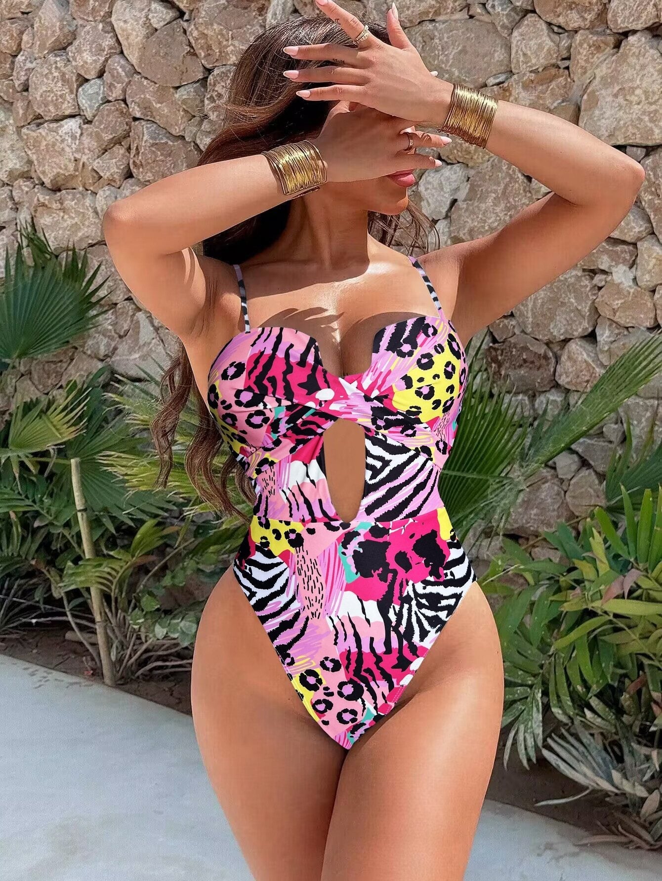 Pink Predator Monokini