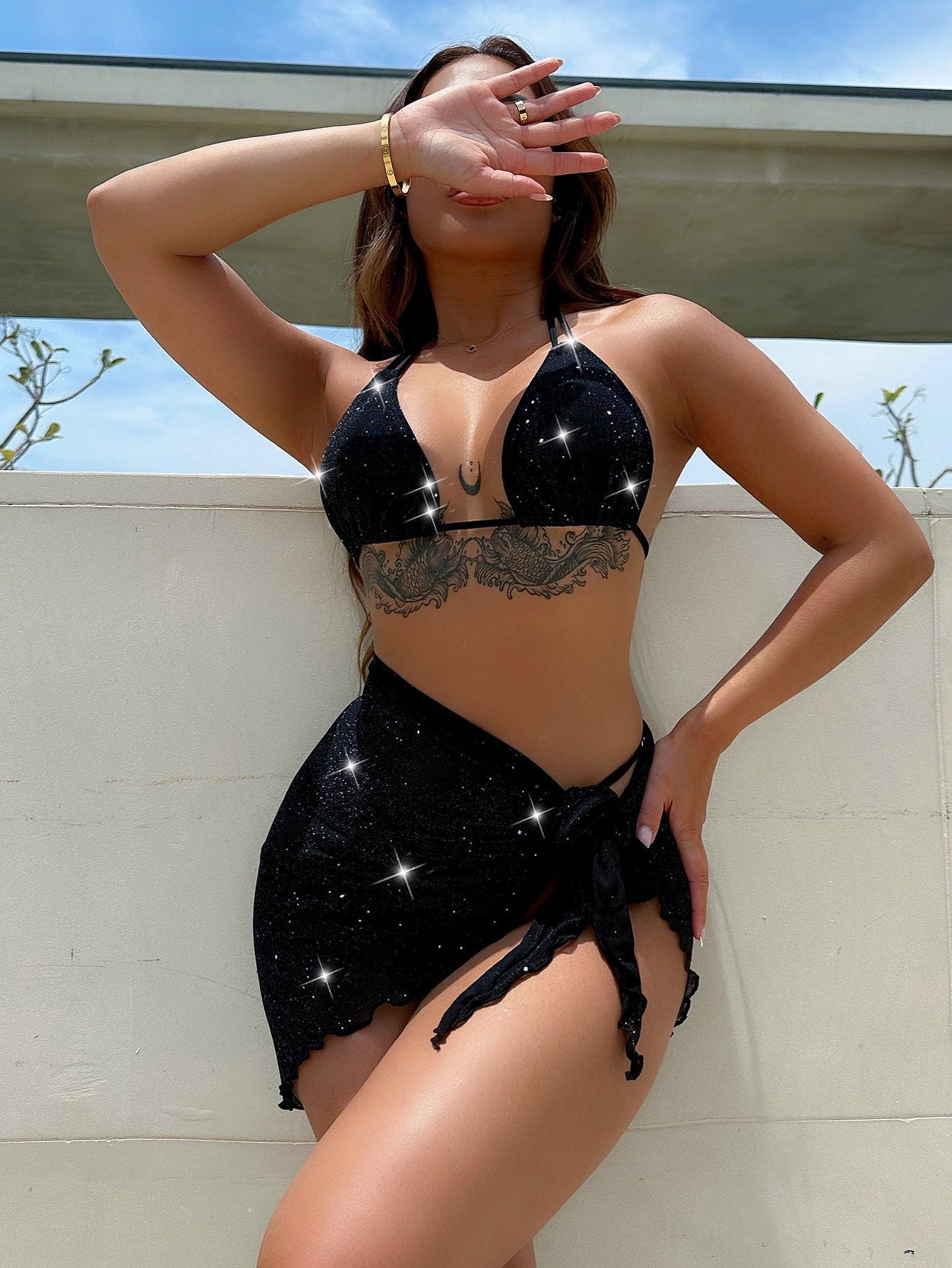 Shimmer Eclipse Skirt Set