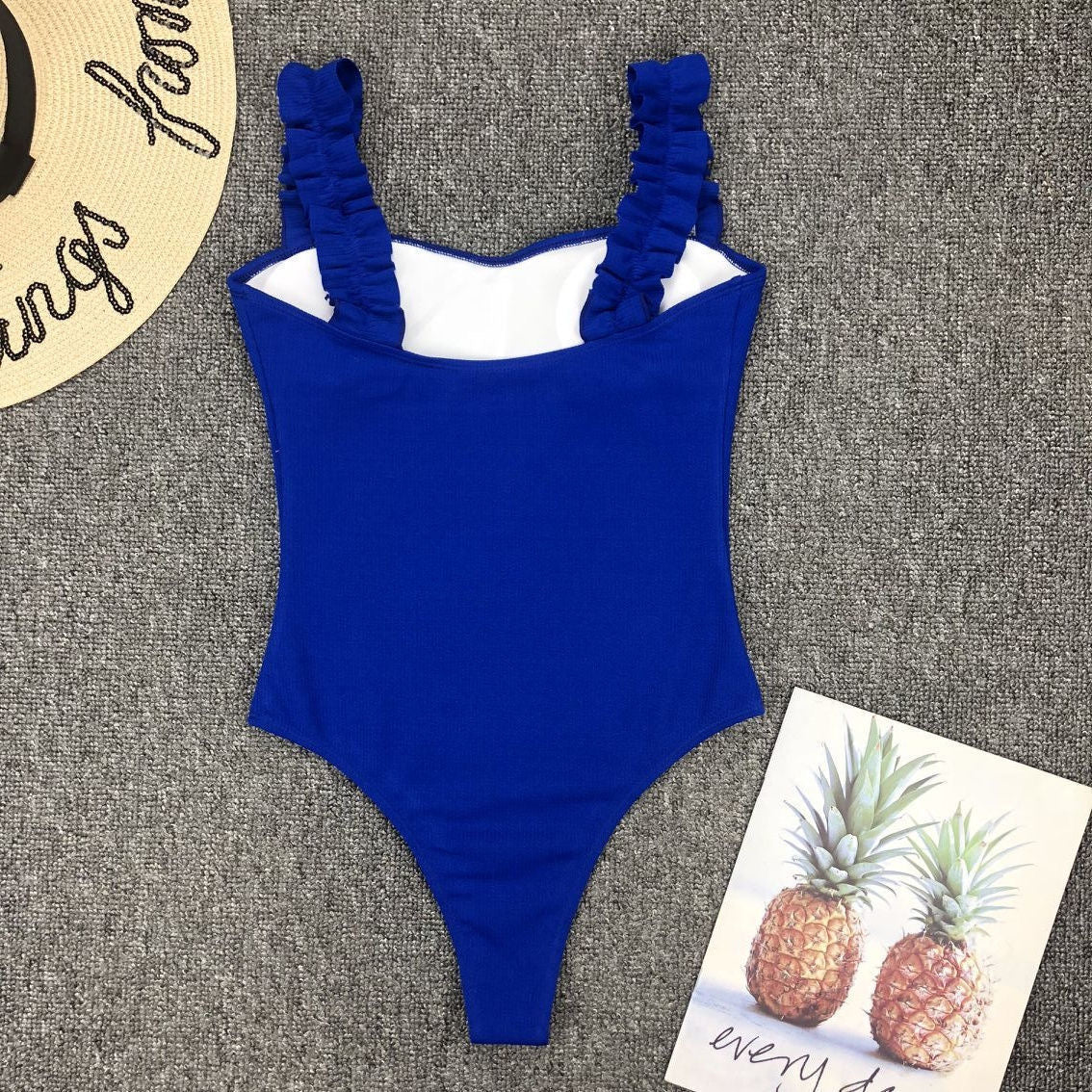 Straight Neckline One Piece