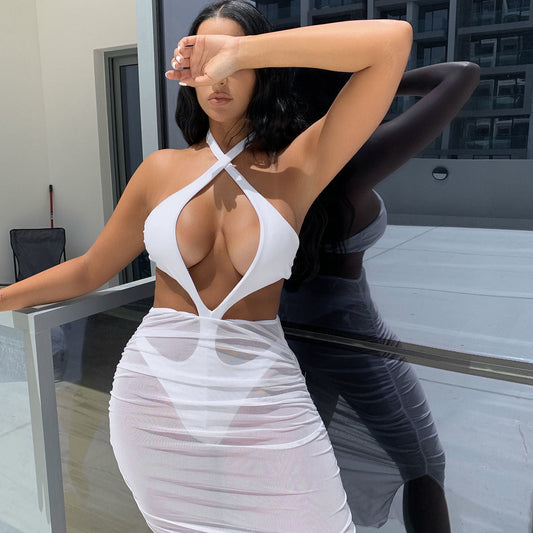 Ultra Lux Monokini And Skirt Set