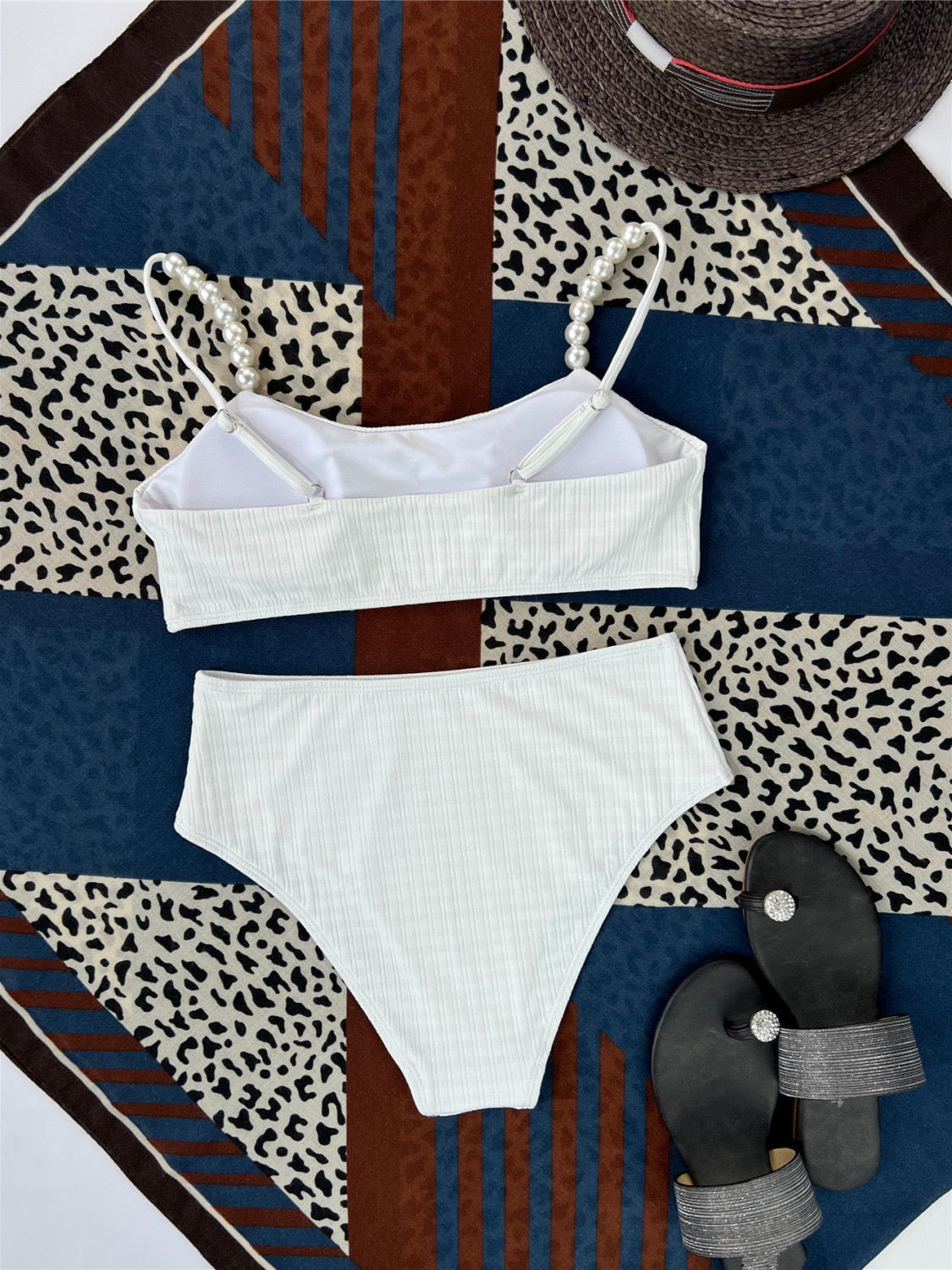 White Pearl High Waist Set