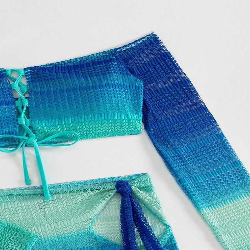 Faded Frost Skirt Set