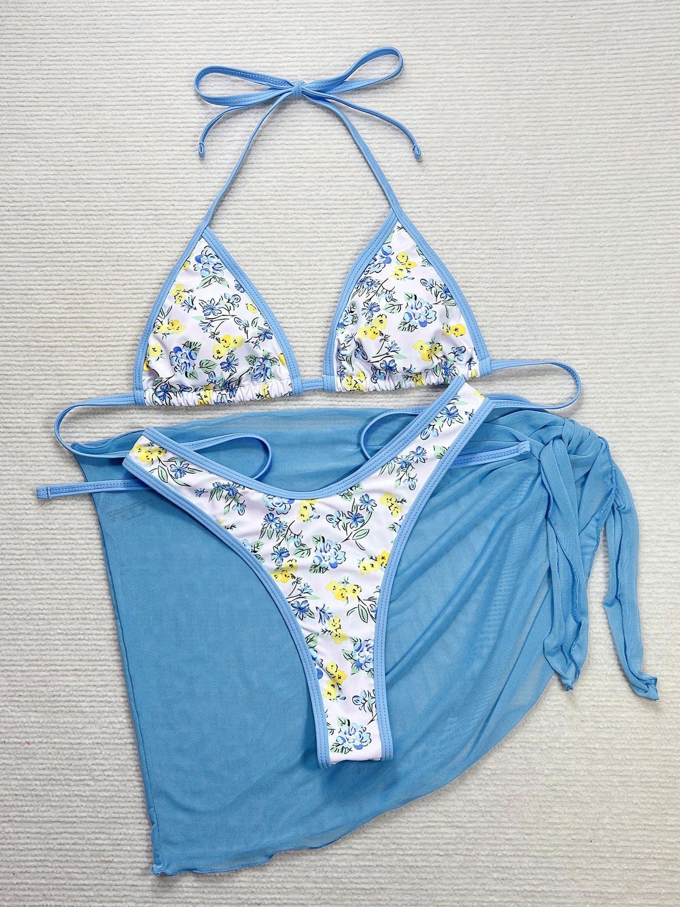 Botanique Bleu Three Piece Set