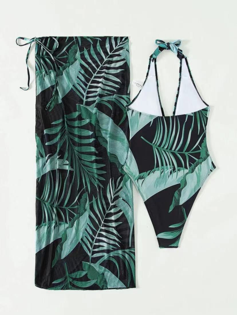Floral Long Wrap Set