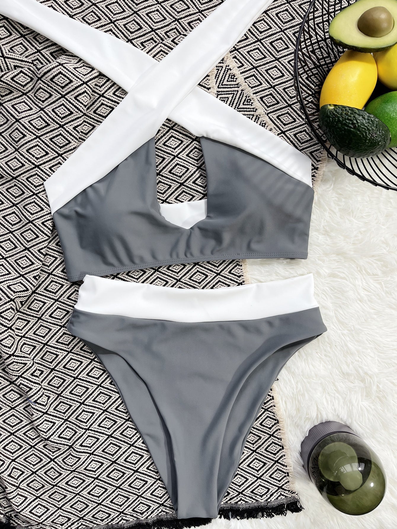 Grey Halter Set