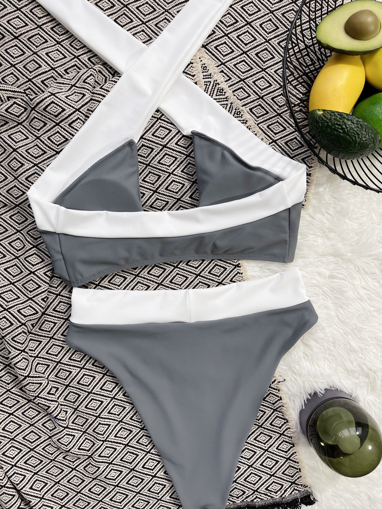 Grey Halter Set