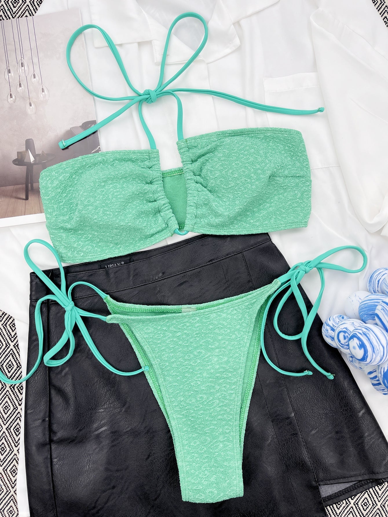 Lime Splash Bikini