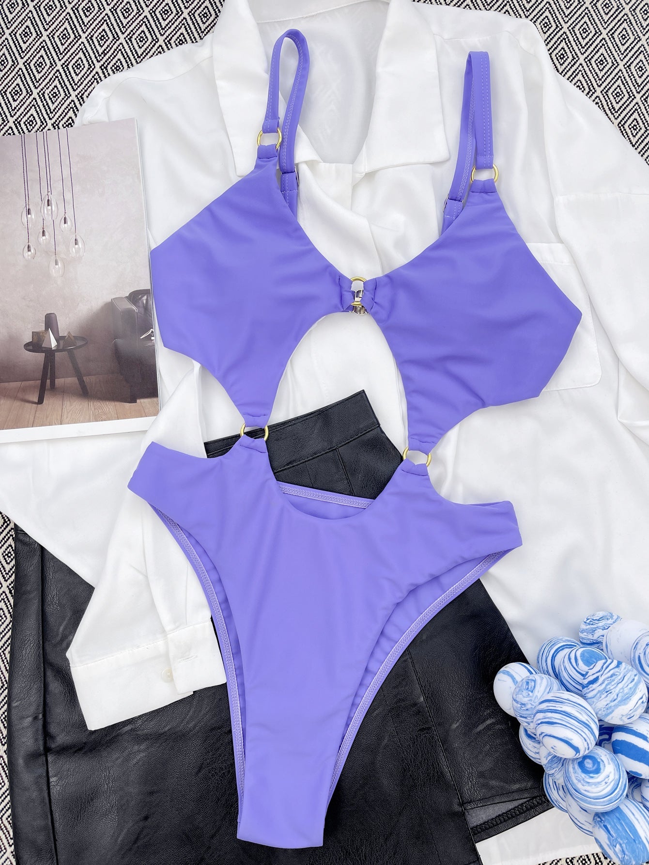 Purple Mirage Monokini