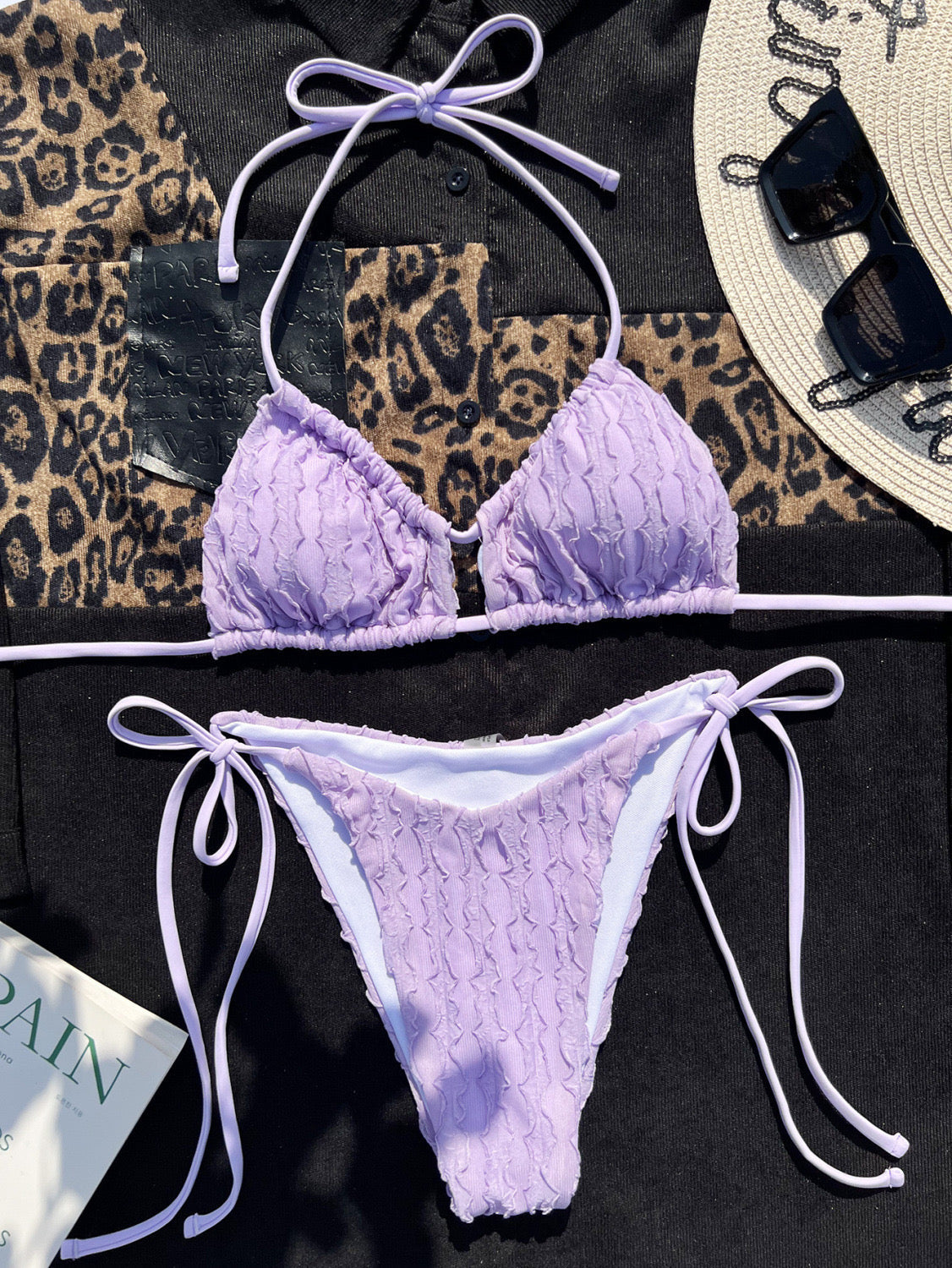 Purple Velvet Bikini