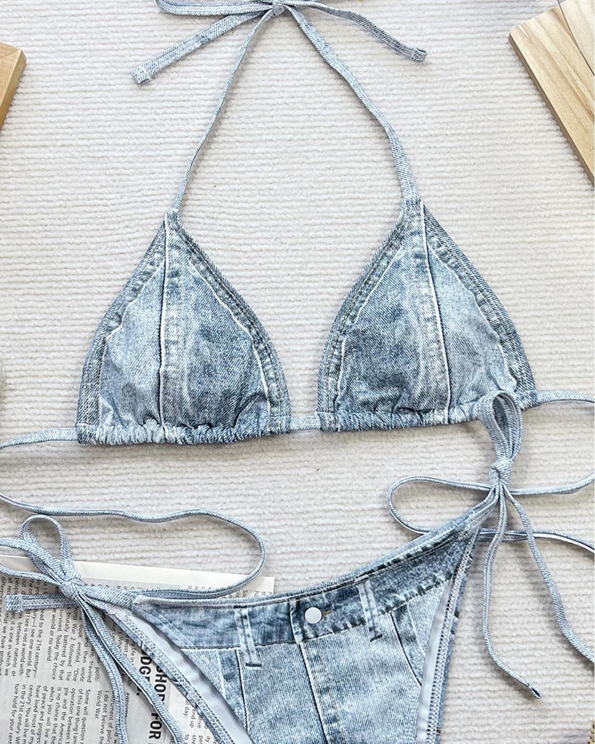 Raw Edge Bikini