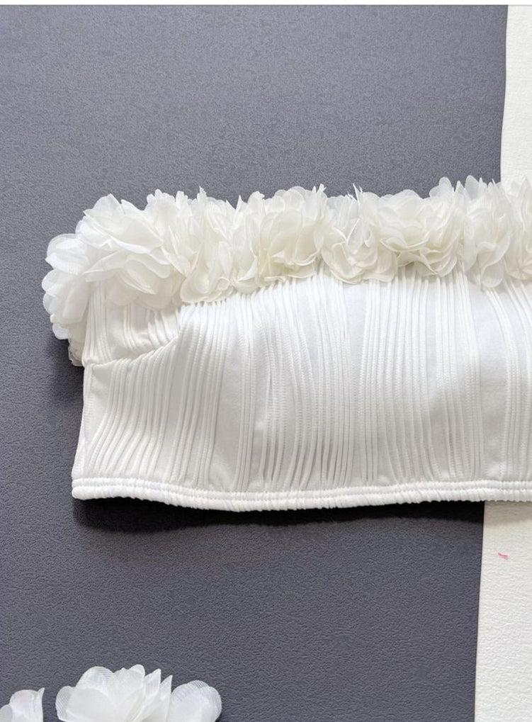 Serene Ruffles Strapless Bikini