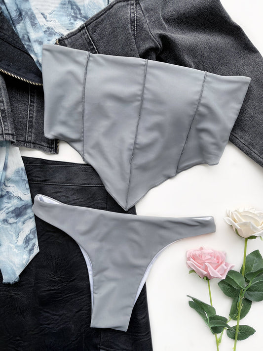 Stone Glow Strapless Set