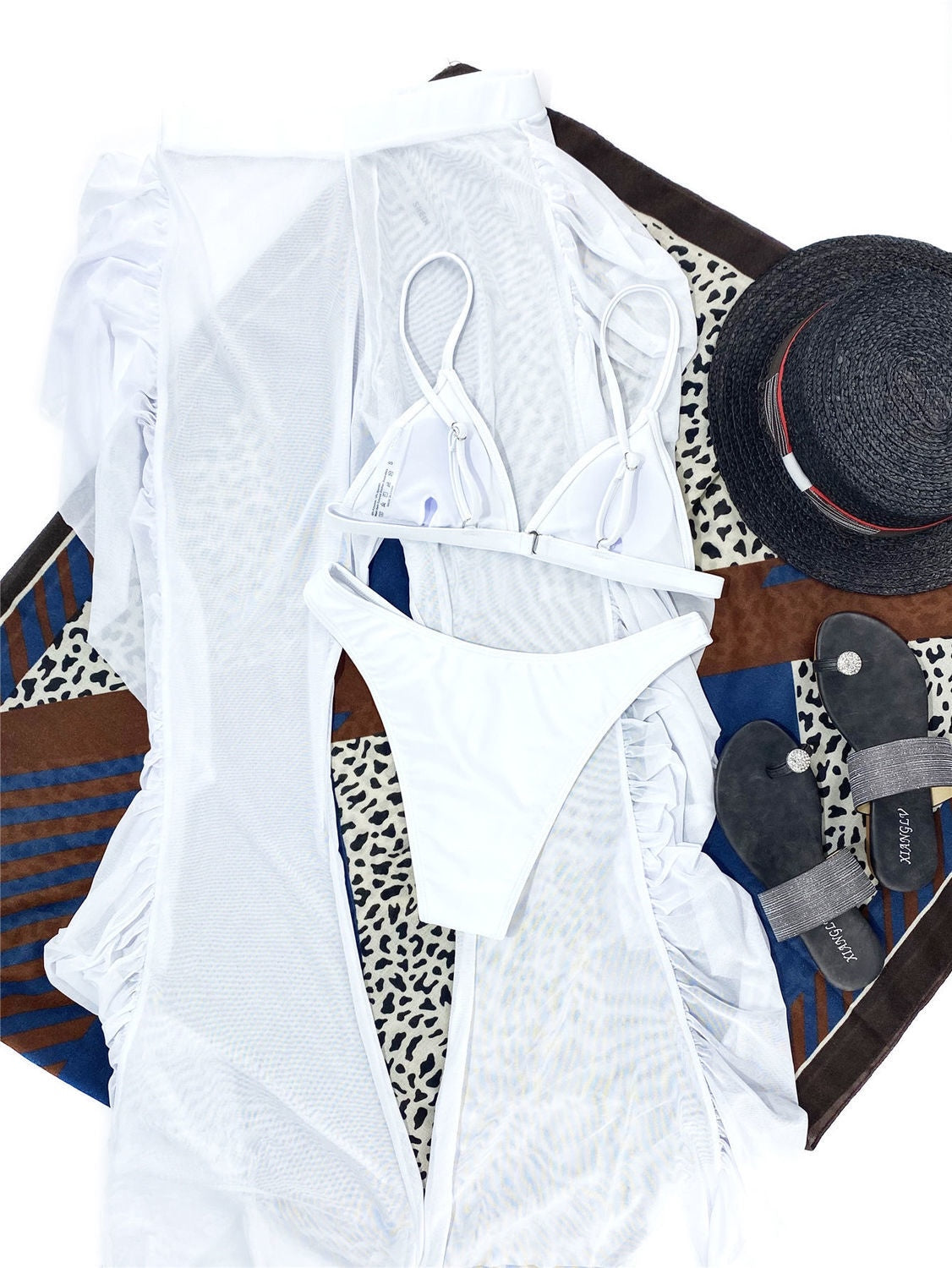 Triangular Bra And Trouser Set